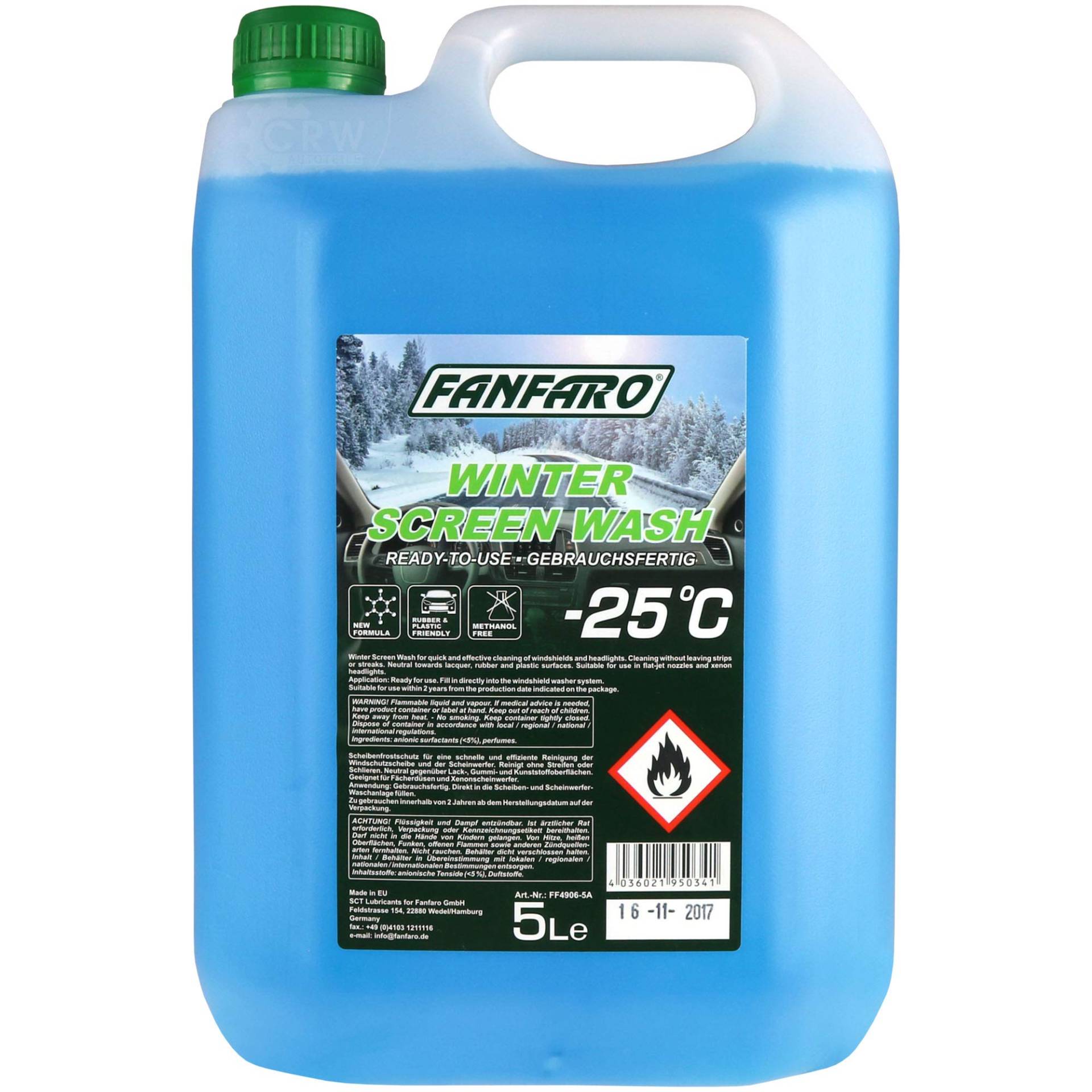 FF Winter Screen Wash (-25°C) 5L 4906 von MANNOL