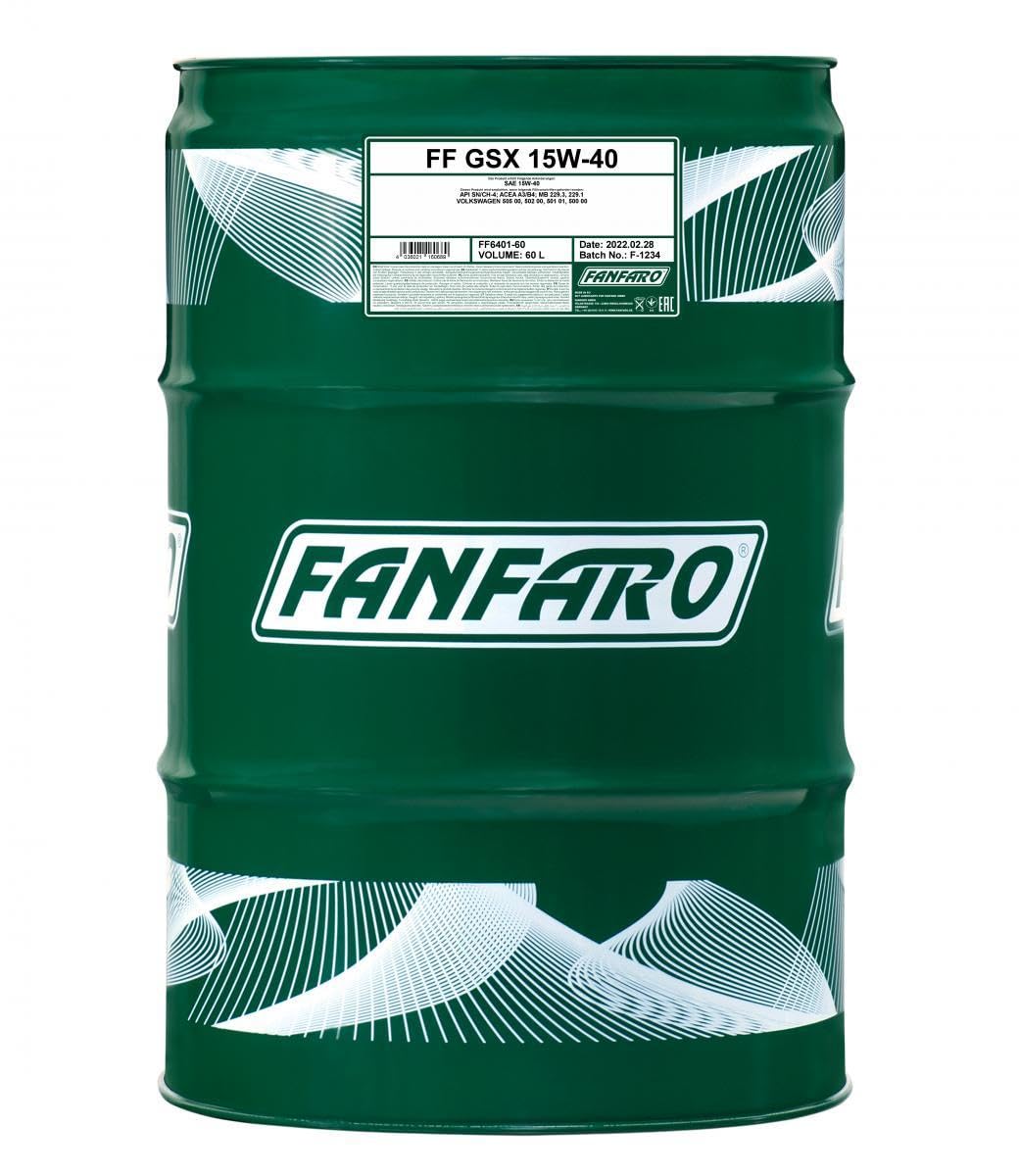 Fanfaro GSX 15W-40 Motoröl 60l von FANFARO