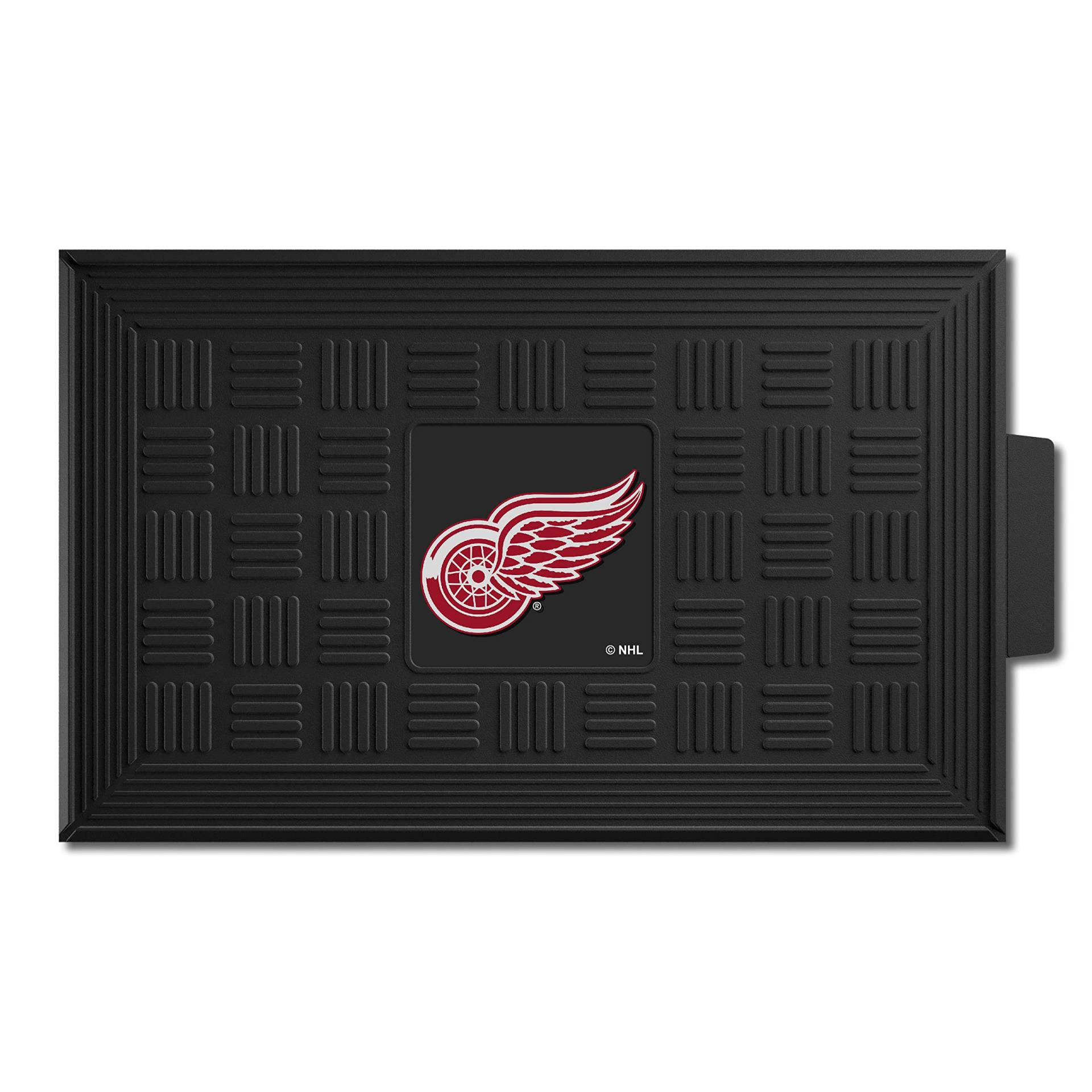 FANMATS 11470 Detroit Red Wings Strapazierfähige Vinyl-Medaillon-Fußmatte für den Außenbereich, 49,5 cm. x 78,7 cm von FANMATS