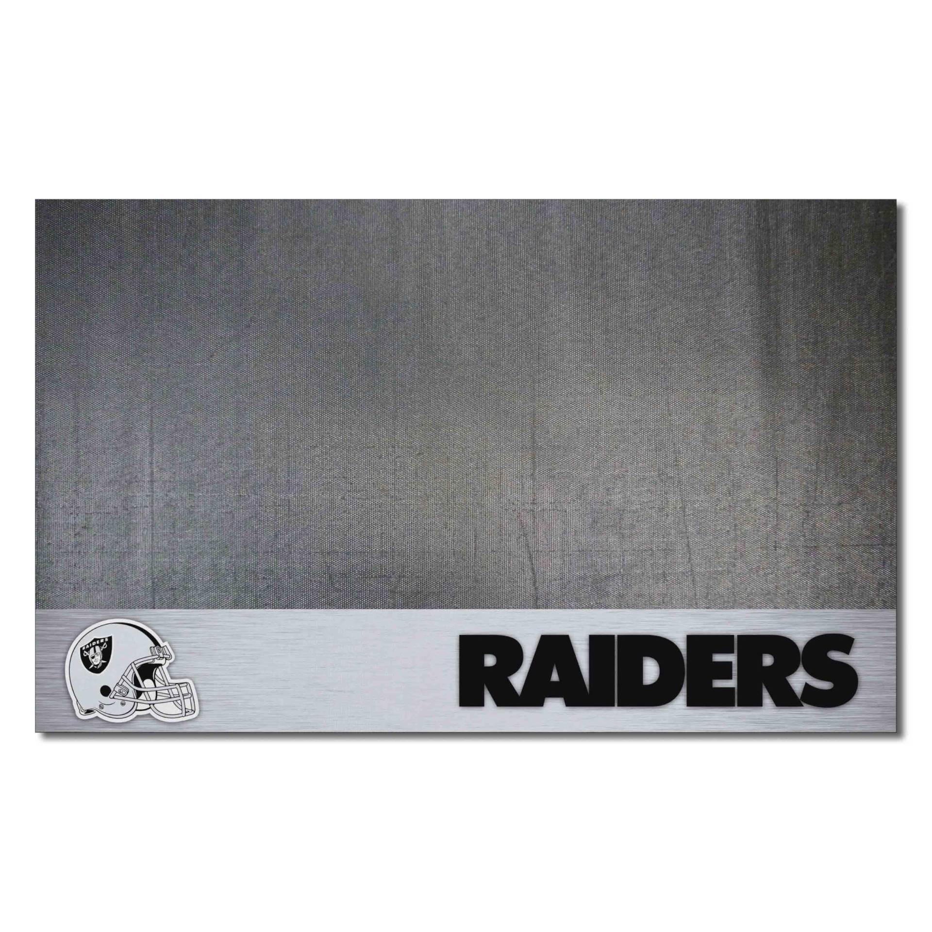 FANMATS 12196 NFL Oakland Raiders Grillmatte, klein, schwarz, 66 x 106,7 cm von FANMATS