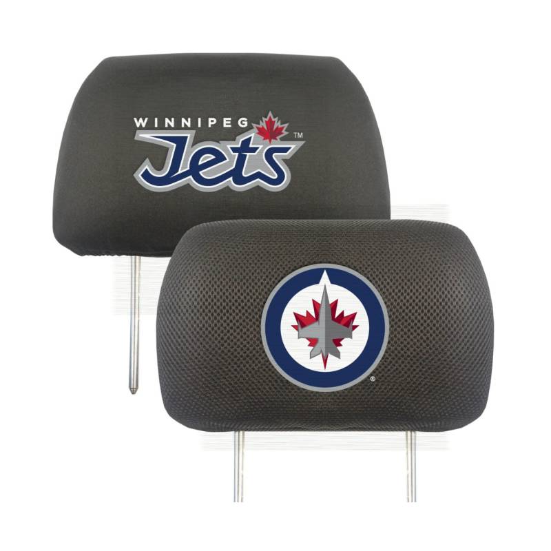 FANMATS 17005 Winnipeg Jets Kopfstützenbezug-Set, bestickt, 2-teilig von FANMATS