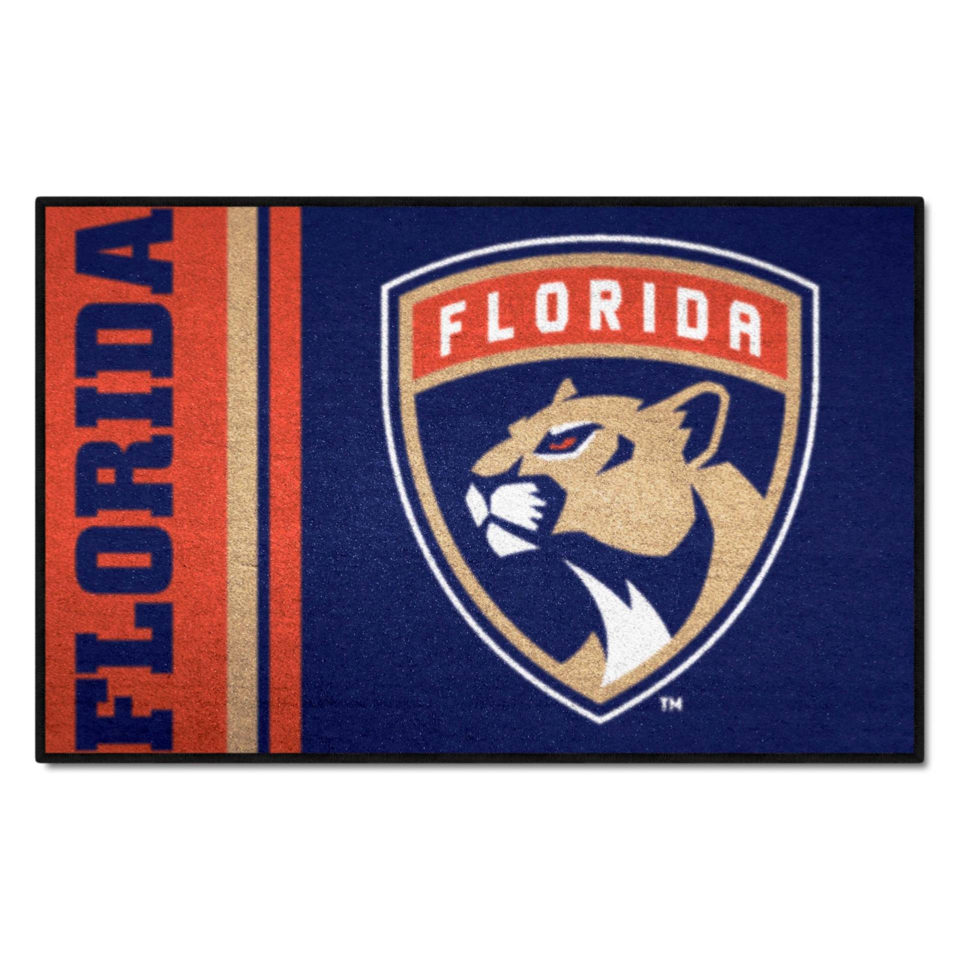 FANMATS 19264 Florida Panthers Uniform Starter Teppich, Team-Farbe, 48,3 x 76,2 cm von FANMATS