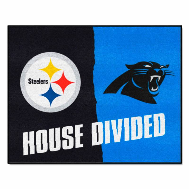 FANMATS 19297 NFL – (– Panthers House geteilten Teppich, Team Farbe, 85,7 x 108 cm von FANMATS