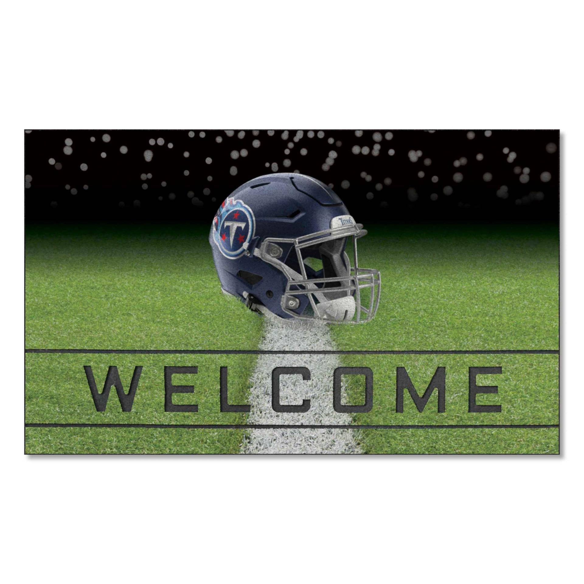 FANMATS 19963 Tennessee Titans Crumb Gummi-Fußmatte, 45,7 cm x 76,2 cm, Team-Farbe von FANMATS