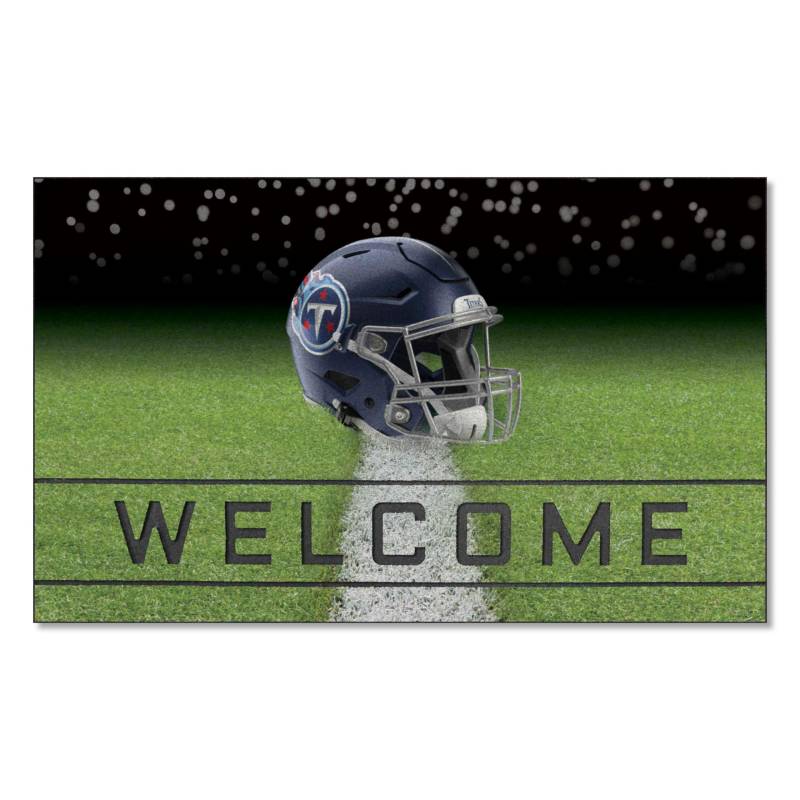 FANMATS 19963 Tennessee Titans Crumb Gummi-Fußmatte für den Außenbereich, 45,7 cm. x 76,2 cm von FANMATS