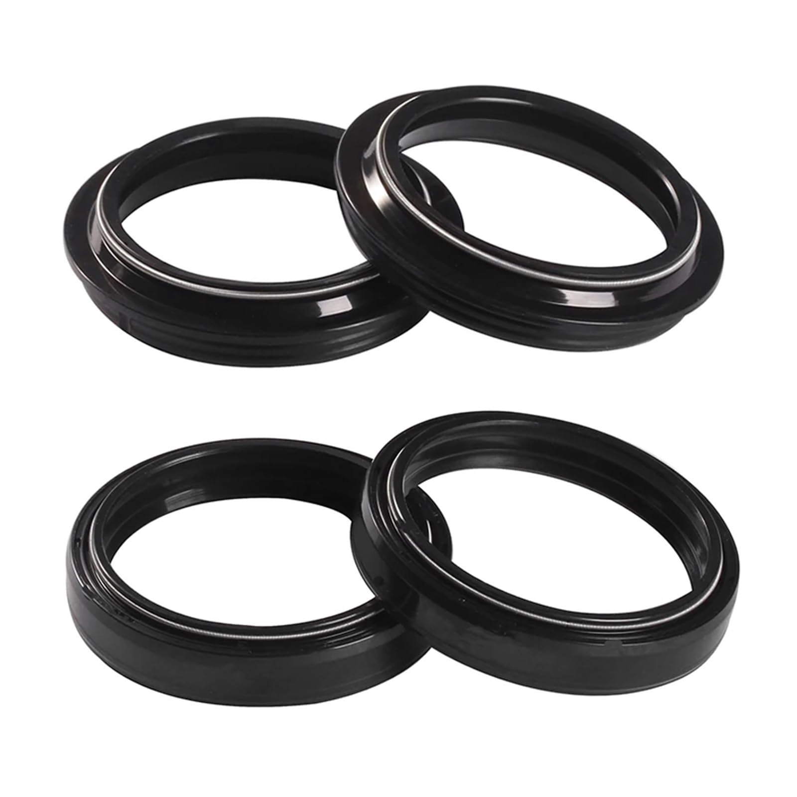 Motorrad -Front -Gabel -Öldichtung und Staubbedeckung for 644 644R 30 2004 2005 2006 2007(2pcs oil 2pcs dust) von FANYIORG