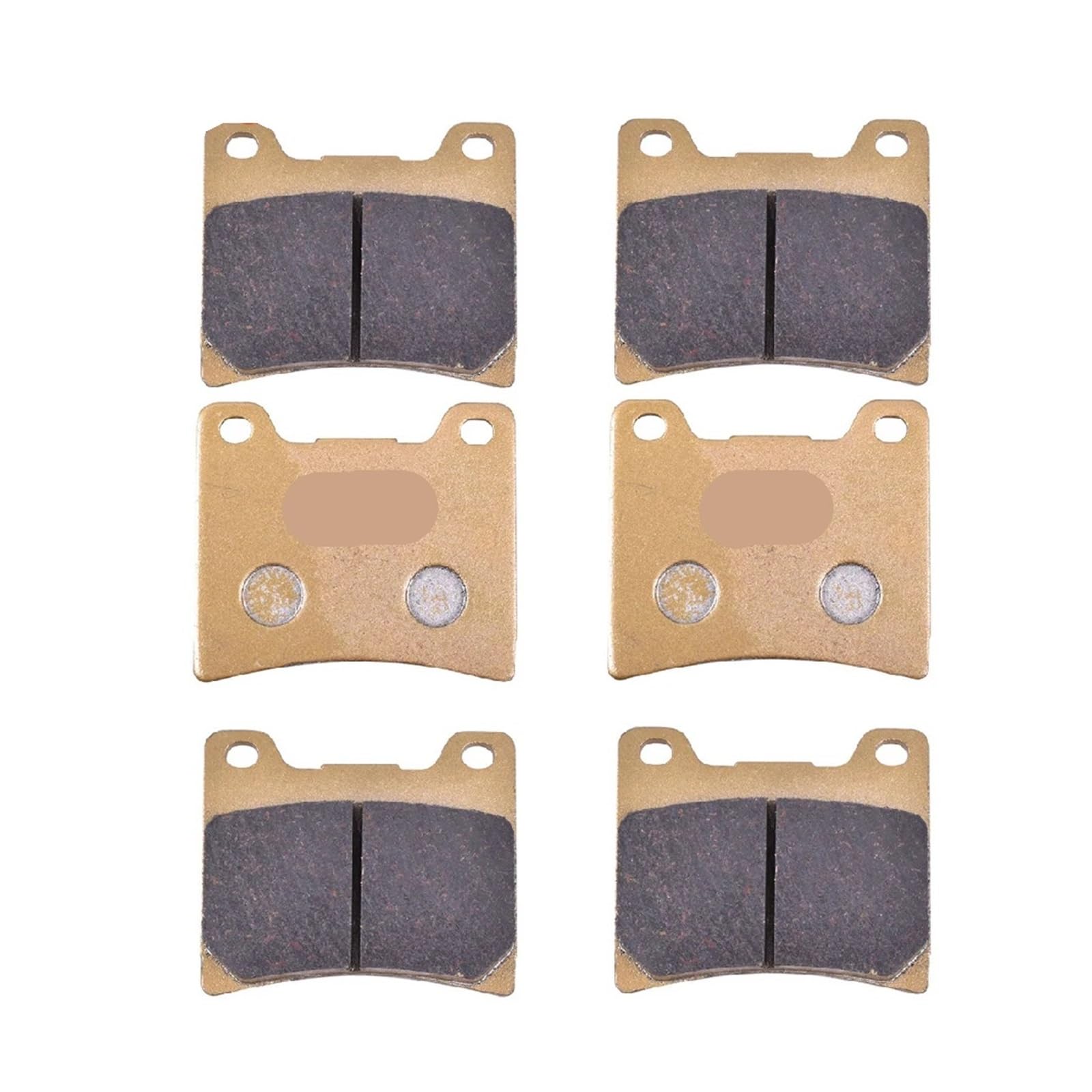 Vordere hintere Bremsbeläge for FZR600 1989 XJ600 1983-1991 XJ FZR 600 FZ700 1987-1988 FZ750 Genesis 750 XJ FZ 700 750 XJ750(3pairs) von FANYIORG