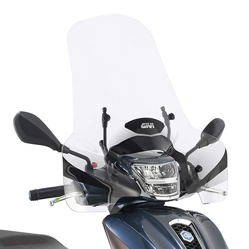 7057A A5615A|59 WINDSCHUTZSCHEIBE SCHIRM WINDSCHUTZ + GIVI ANSCHLÜSSE KOMPATIBEL MIT PIAGGIO MEDLEY 125 150 2020 MOTORRAD SCOOTER von FAR