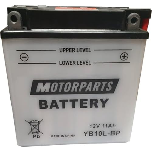 Batterie Motorparts Minarelli YB10L-BP 12 V 12 Ah kompatibel mit Piaggio X8 125 2004 > 2004 > Spezifikation für Motorrad Roller komplett von FAR