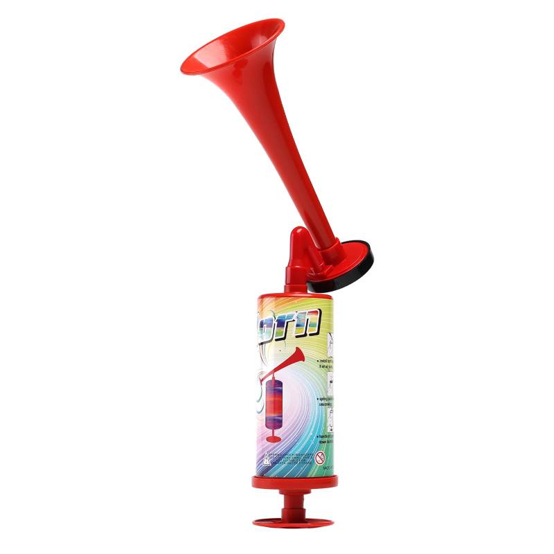 Tröten Laut Air Horn, Handheld Luftdruck Fanfare Pumpe, Klassische Air Horns Fahrrad Signalhorn Trompete Airhorn Handhorn Vuvuzela Hupe mit Druckluft FARBIN von FARBIN