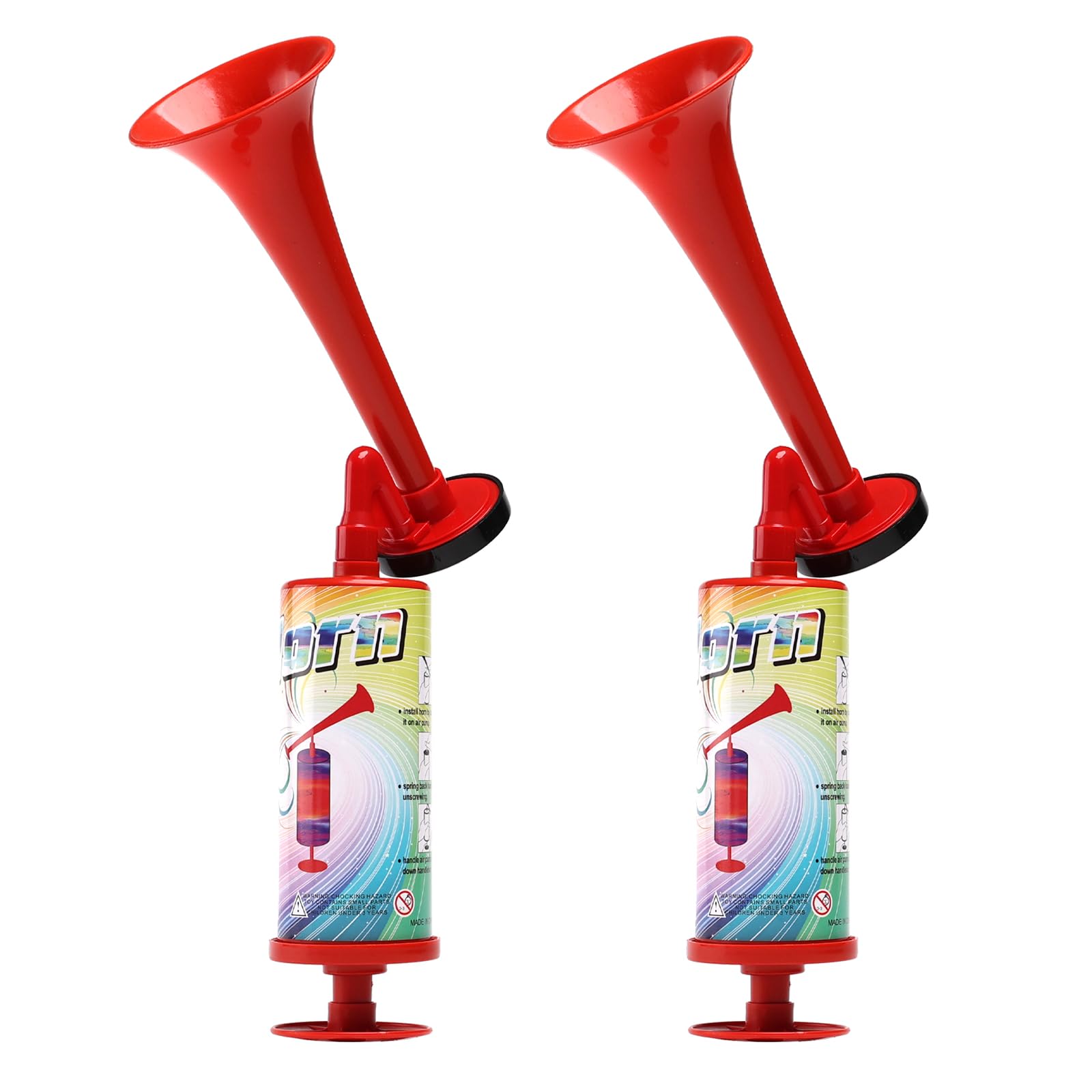 FARBIN Laut Air Horn Hupe Handheld Luftdruck Fanfare Pumpe, Klassische Air Horns Signalhorn Trompete Airhorn Krachmacher Stadion Fußball Tröte von FARBIN