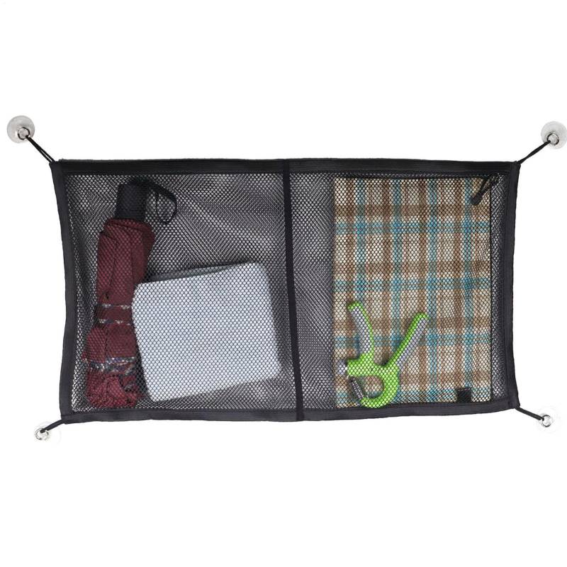 Cargo Net Pocket Organizer-Beutel, RV-Netz-Aufbewahrungstasche | Sonnenschutz-Cargonetztasche mit hoher Kapazität - Robuster, platzsparender Organizer für die Aufbewahrung von Büchern, Wasserflaschen von FASSME