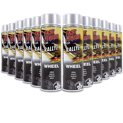 Fast Finish 12x 500ml RALLYE Felgenlack Silber von FAST FINISH