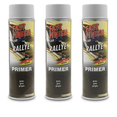 Fast Finish 3x 500ml RALLYE Haftgrund grau [Hersteller-Nr. 292811] von FAST FINISH