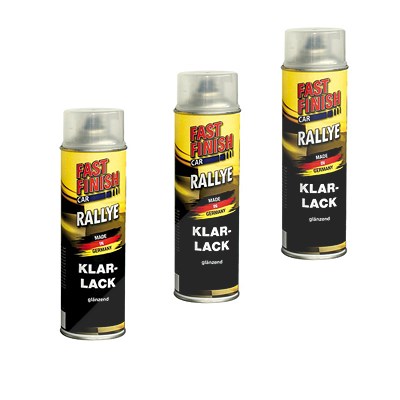 Fast Finish 3x 500ml RALLYE Klarlack glänzend [Hersteller-Nr. 292859] von FAST FINISH