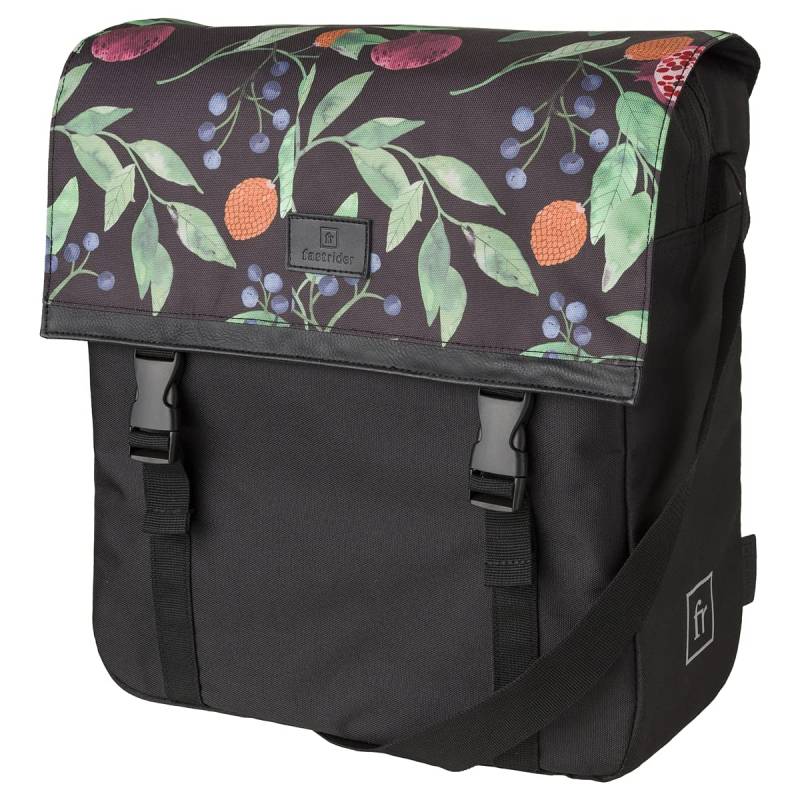 FAST RIDER Fastrider Nara Einzelne Fahrradtasche Trend Forest Fruit 17L von FAST RIDER