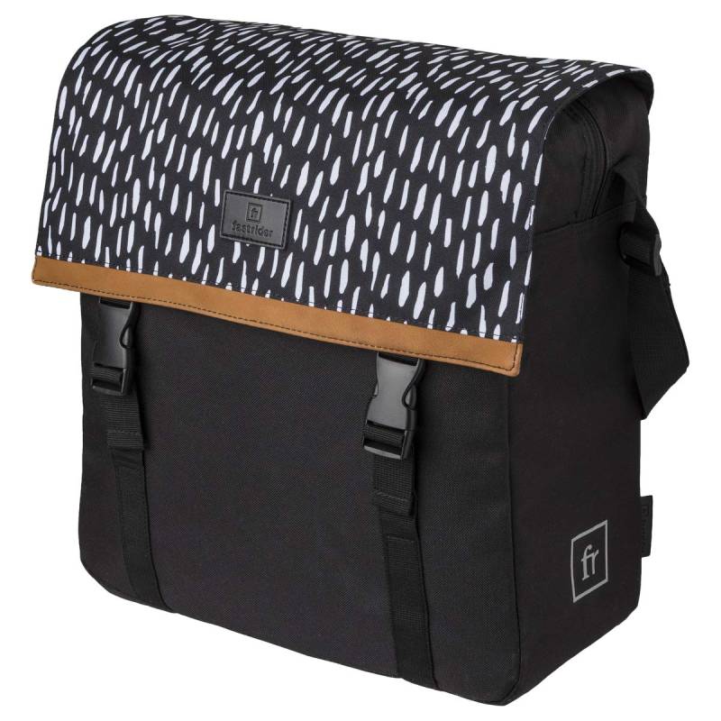 FastRider Nara Shopper, Einzel Pannier, Fahrradtasche, Radtaschen | 17 Liter -Schwarz von FAST RIDER