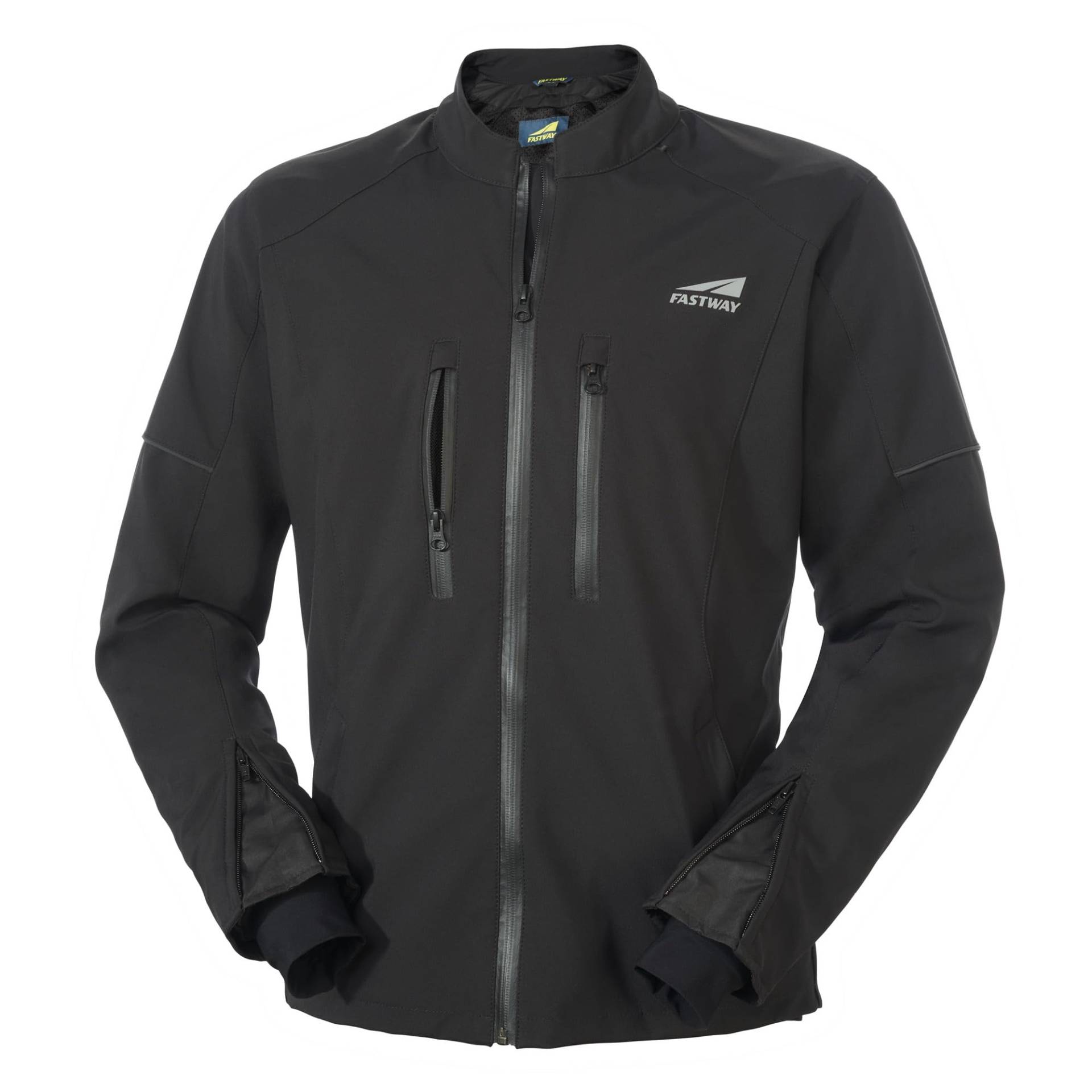 Fastway Men 202 Softshell Motorradjacke Herren, EN Geprüfte Motorrad Jacke Herren, Atmungsaktiv, Wind- & Wasserdichte Motorradjacke Herren Sommer, Motorradjacke Herren mit Protektoren, Gr. 56 von FAST WAY