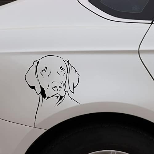 FASTLATE Alanz 2pcs Dogtiere Haustiere Vinyl Aufkleber Autoaufkleber Cartoon Schwarz 13x16.2 cm Laptop Koffer Truck Accessoires Auto Aufkleber Aufkleber Autoaufkleber von FASTLATE