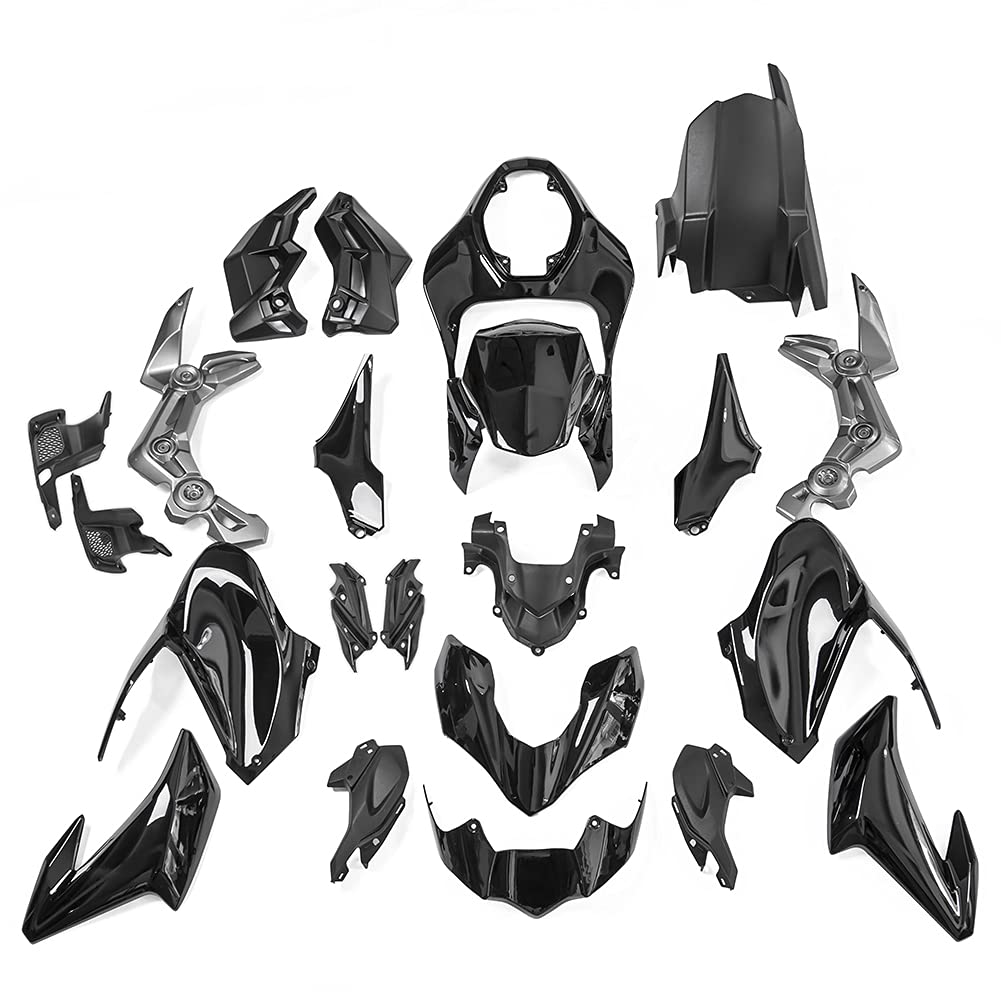 FATExpress Injection Fairing Kits für K.awasaki Z900 2017 2018 2019 Motorrad Aftermarket lackierte komplette Rahmenteile Karosserie Body Kit Z 900 Z900 SE Zubehör 22 Stück/Set (No. 002) von FATExpress