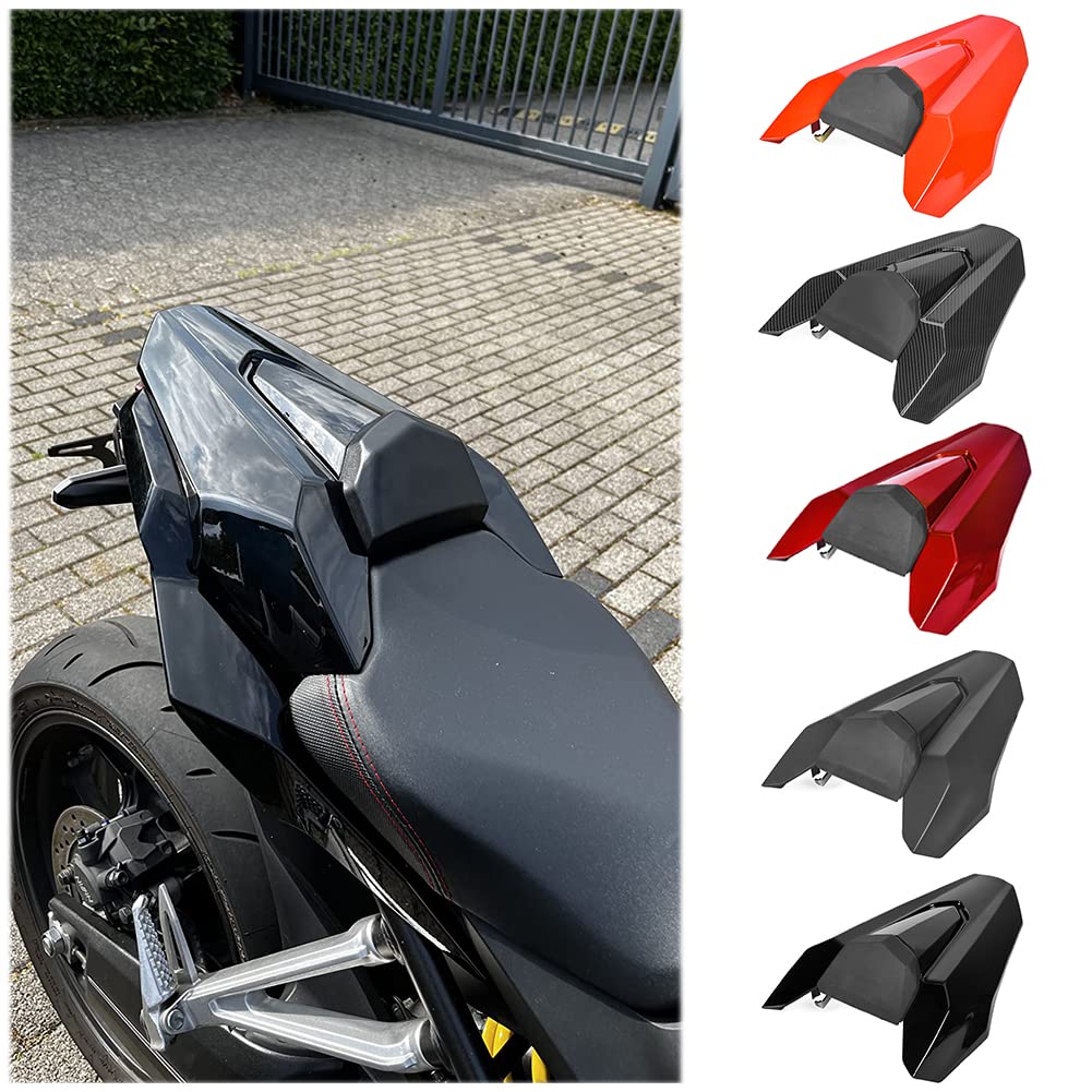 Motorrad Beifahrer Sozius Solositzbezug Motorhaube Hart ABS Verkleidung Heckteil Abdeckung für CB650R CBR650R CB650R CBR650R Motorradzubehör Teile 2019 2020 19 20 (Weinrot) von FATExpress