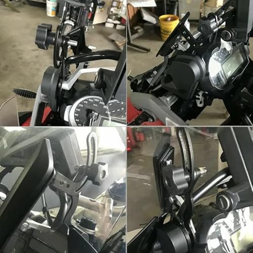 Motorrad Verstärkung Windschutzscheibe Windschutzscheibenhalterung Stabilisator Kit für R1200GS R1200 GS LC 2013-2018 R 1200 GS LC ADV 2014-2018 R1250GS R1250 GS R 1250 GS Adventure 2018-2023 von Fayedenicy