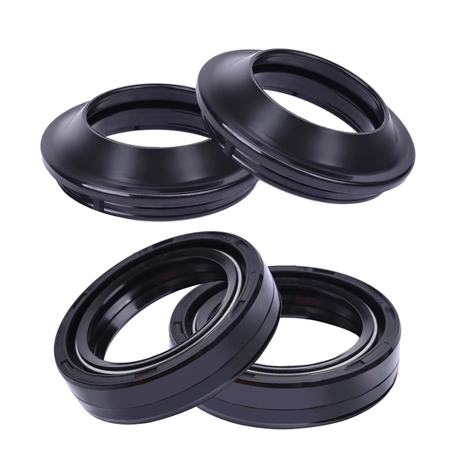 33x46x11 33 46 Gabel öl dichtung Staub Abdeckung for Su-zu GN250 GN 250F GN 250 1982-1998 GSX250 GSX 250E GSX 250(2xOil seal 2xcover) von FBBBKKML