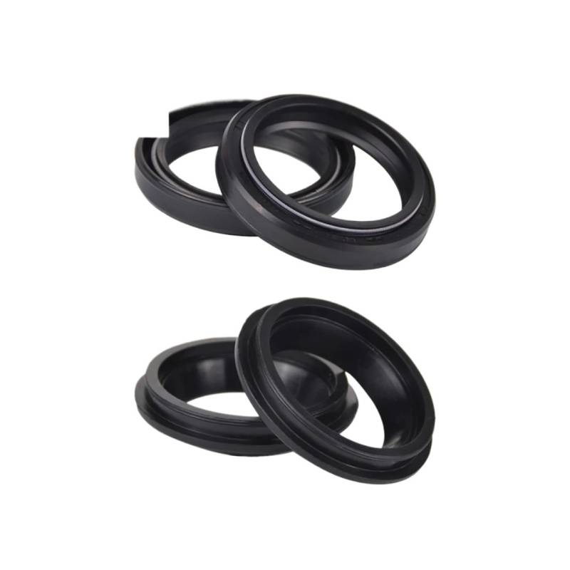 41x53x8 Motorrad Gabel Öl Dichtung 41 53 Staub Abdeckung Lip for Ya-ma FZS600 FAZER YZF600 YZF600R YZF-R6 THUNDER CAT FZS YZF 600 R6(2pcs seal 2pcs cover) von FBBBKKML