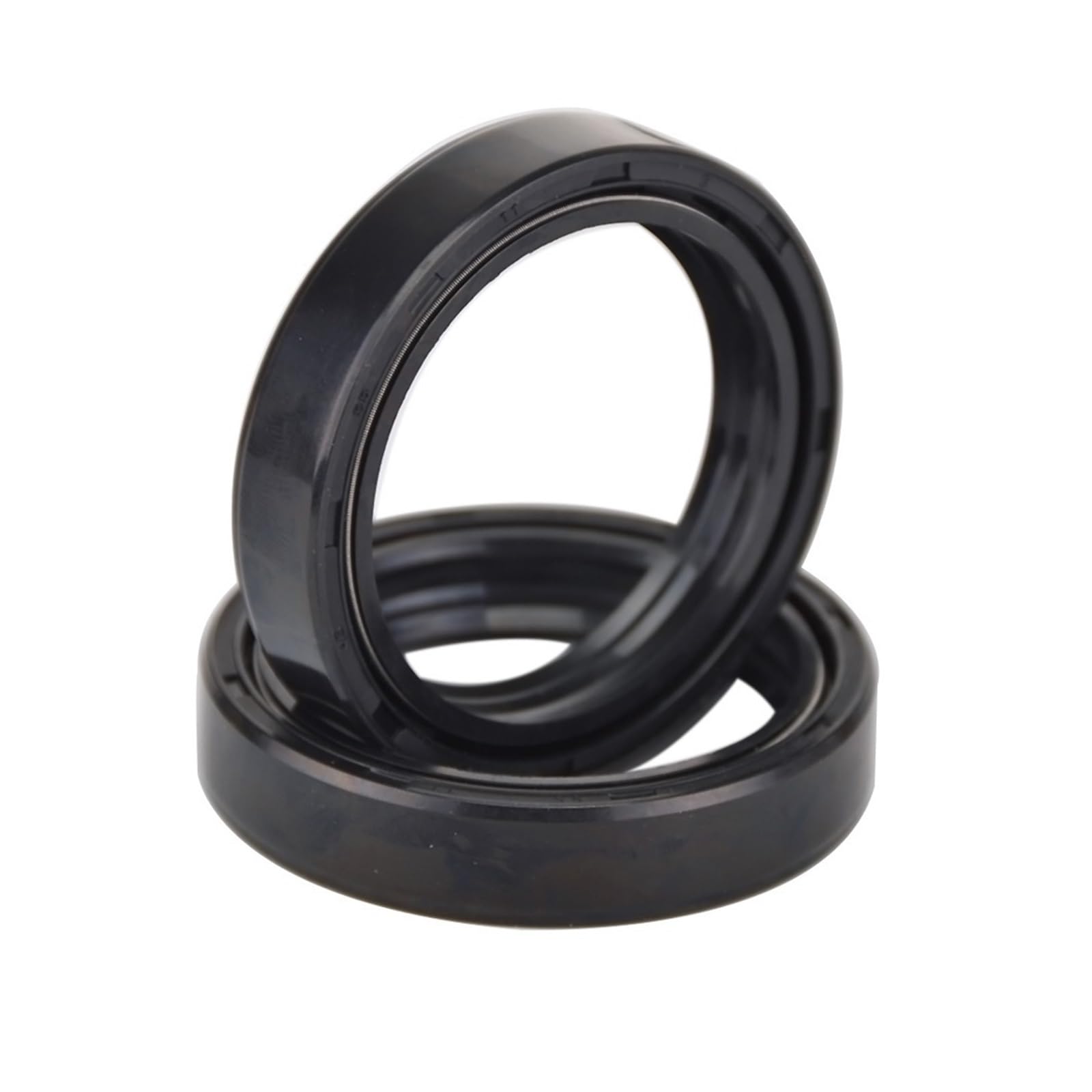 43X55X11 Motorrad-Vorderradgabel-Staubdichtung und Öldichtung for Y-AMA Ap-Rili Du-cat Ho-nd Oh-lin Ag-ust Tri-ump YA-MAH(2pcs Oil Seal) von FBBBKKML