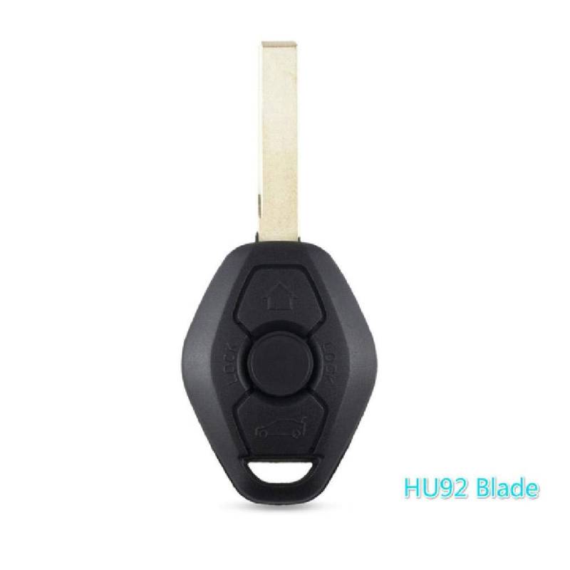 FBFG Autoschlüsselgehäuse für BMW E38 E39 E46 EWS System 3 Tasten Schlüssel Fernbedienung Gehäuse Ersatz Autoschlüssel Gehäuse Cover Keyless Fob von FBFG