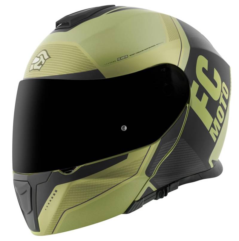 FC-Moto Novo Circuit Klapphelm, grün/schwarz, L (59/60) von FC-Moto