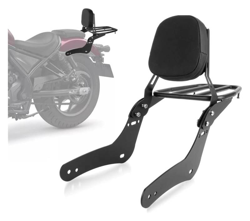 Motorrad Solositz Hintere Gepäck Unterstützung Für Rebel CMX1100 2021 2022 2023 Motorrad Zubehör Hinten Gepäck Rack Hinten Schwanz Rack Mit Rückenlehne von FCEFBGBHJ