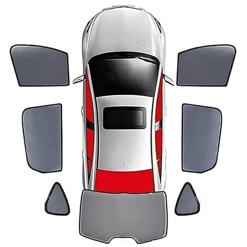 Sonnenschutz Auto Seitenfenster für Civic 10th Generation Hatchback 2021 2022 2023, Auto Sonnenschutz Wärmeisoliert UV Schutz PrivatsphäRe Schutz Zubehör,7pcs-wholecar von FCNNYBF
