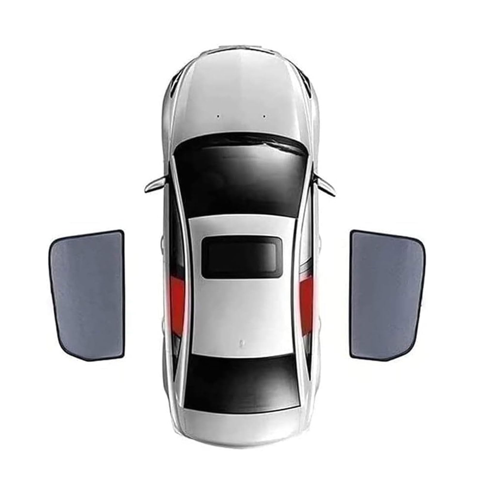 Sonnenschutz Auto Seitenfenster für Toyota Camry 50 Series 7 Generation 2012-2015 2016 2017, Auto Sonnenschutz Wärmeisoliert UV Schutz PrivatsphäRe Schutz Zubehör,2pcs-rear-doors von FCNNYBF