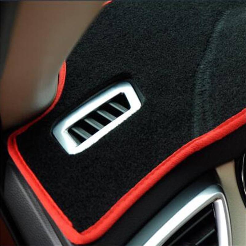 Auto Armaturenbrett Abdeckung Dash Mat Teppich Cape Sonnenschutz Für Polo Mk4 Typ 6Q 9N 9N3 2009 2008 2007 2006 2005-2002(Rood) von FCVDUBZN