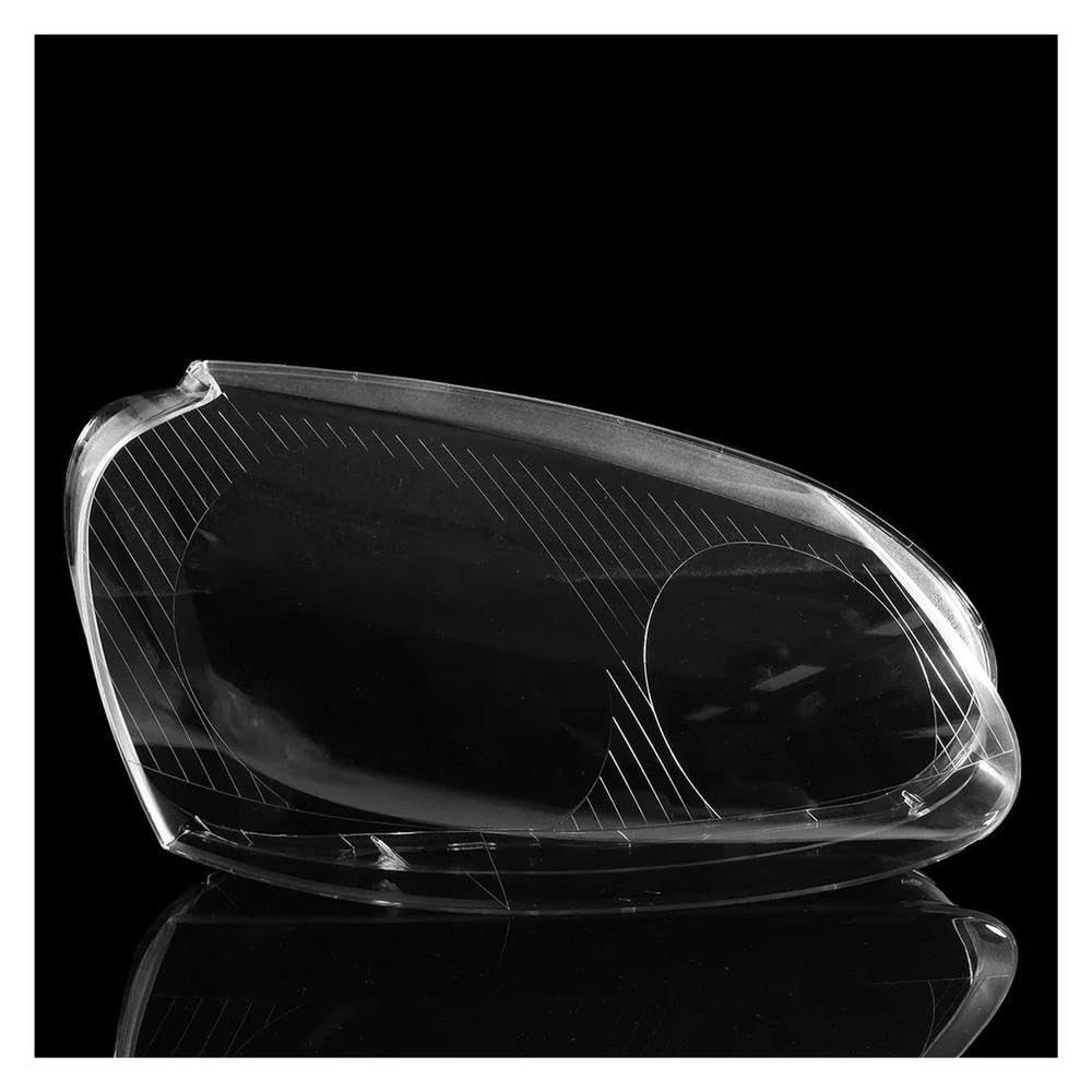 FCVDUBZN Scheinwerferblenden Auto Scheinwerfer Objektiv Für Golf 5 MK5 2005-2009 Scheinwerfer Abdeckung Auto Shell Glas Lampe Transparent Lampenschirm(Left) von FCVDUBZN