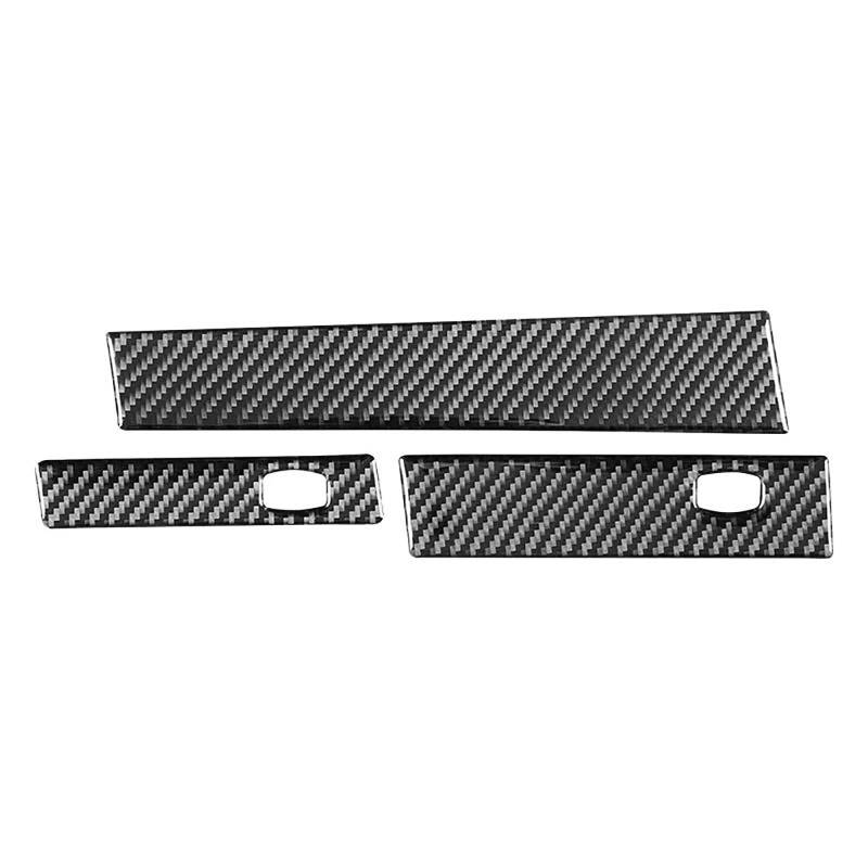 Für 5 Serie Für E60 2004-2010 Zubehör Carbon Fiber Innen Auto Co-Pilot Wasser Tasse Halter Panel Trim Rahmen Abdeckung Aufkleber(Right-Hand Drive A) von FCVDUBZN