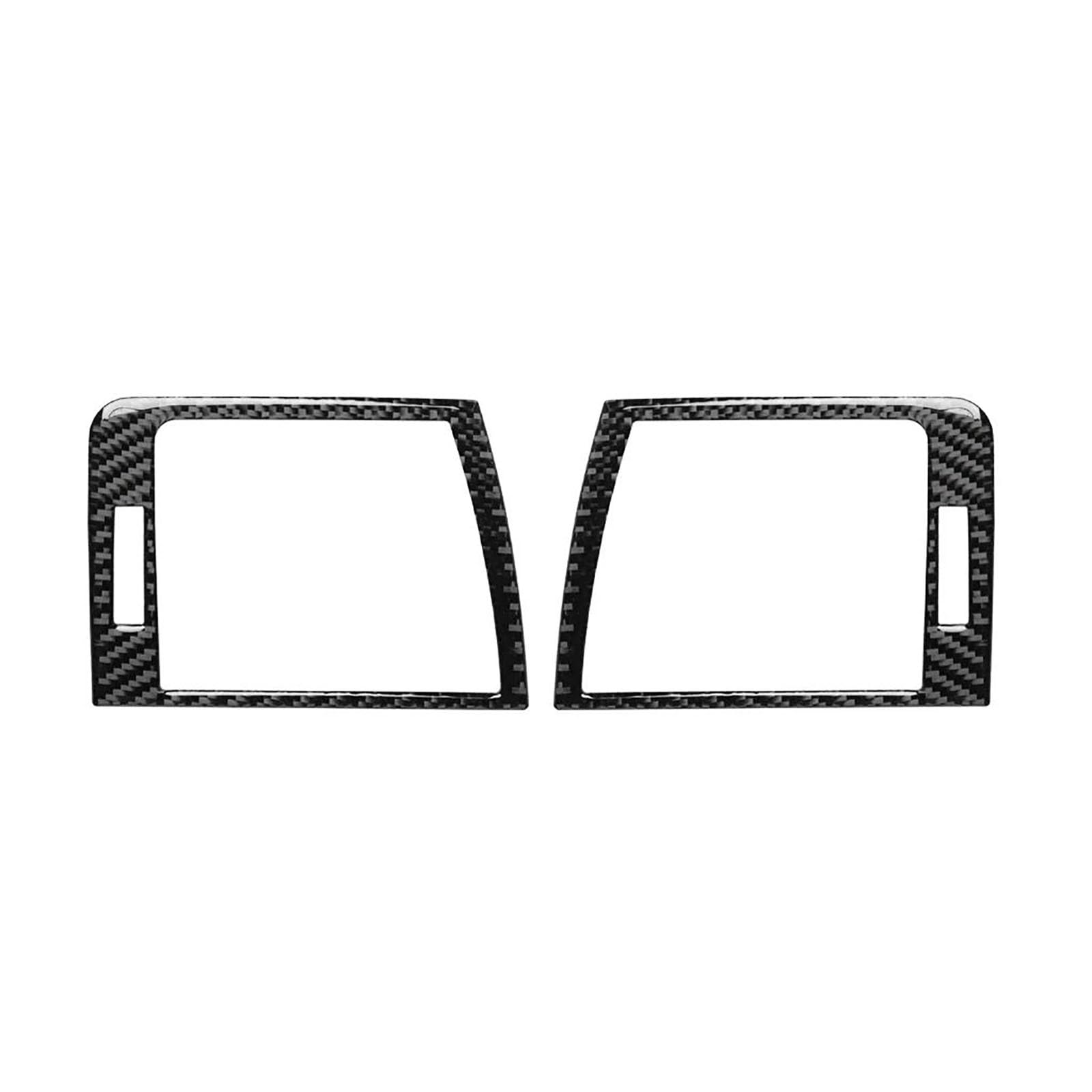 Für E46 Zubehör Für 3 Serie 1998-2004 Carbon Fiber Interior Air Vent Outlet Trim Abdeckung Dashboard Aufkleber Auto Assesories(Left) von FCVDUBZN