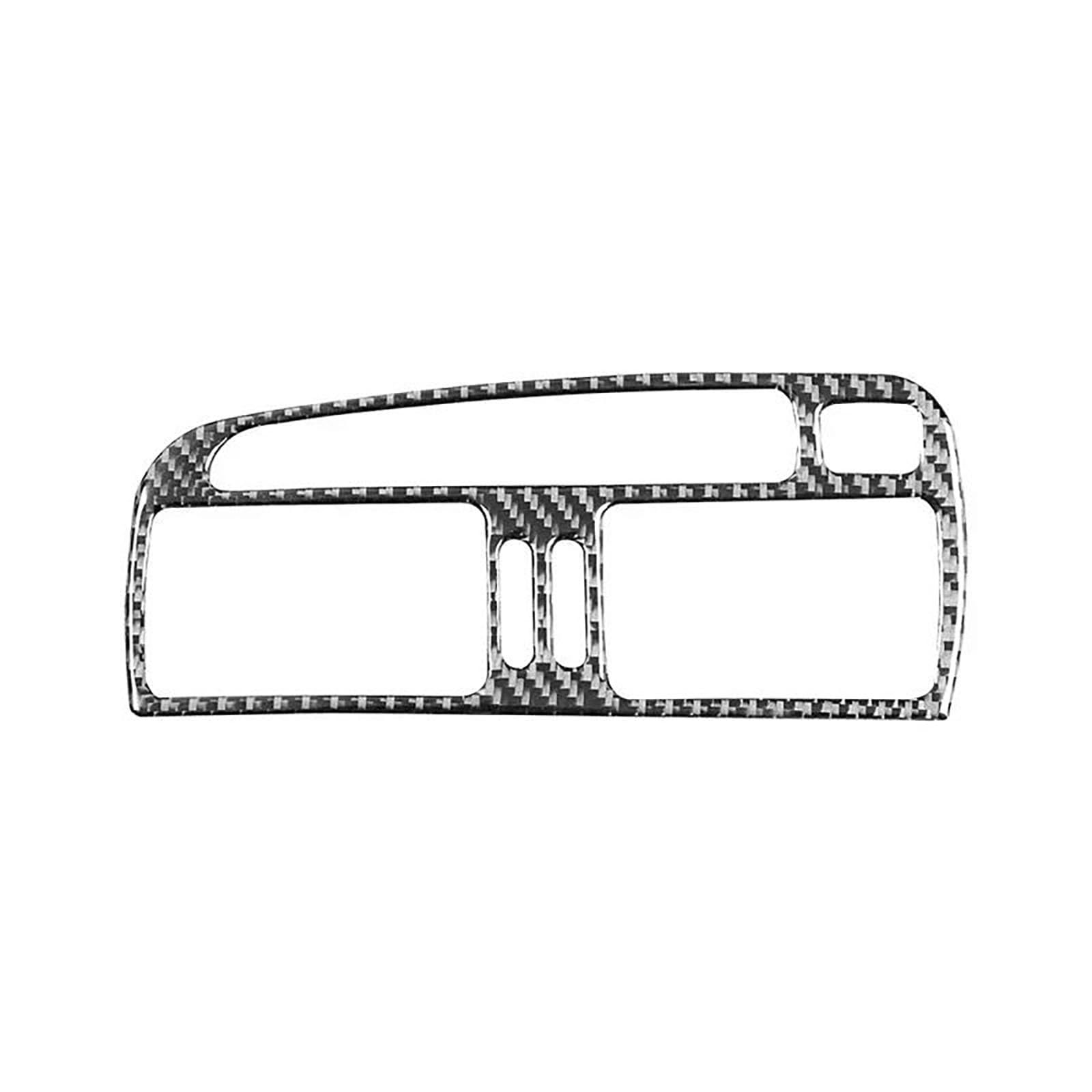 Für Lexus GS 1998-2005 Carbon Faser Auto Zentrale Konsole Klimaanlage Outlet Vent Trim Rahmen Innen Dekoration Aufkleber(Right Hand Drive) von FCVDUBZN