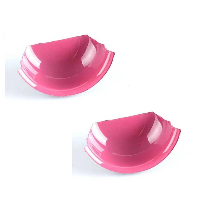 Für Mini Cooper F56 F55 F54 F60 Clubman Countryman Auto Innentürgriff Dekoration Abdeckung Aufkleber Zubehör(2PCS Pink) von FCVDUBZN