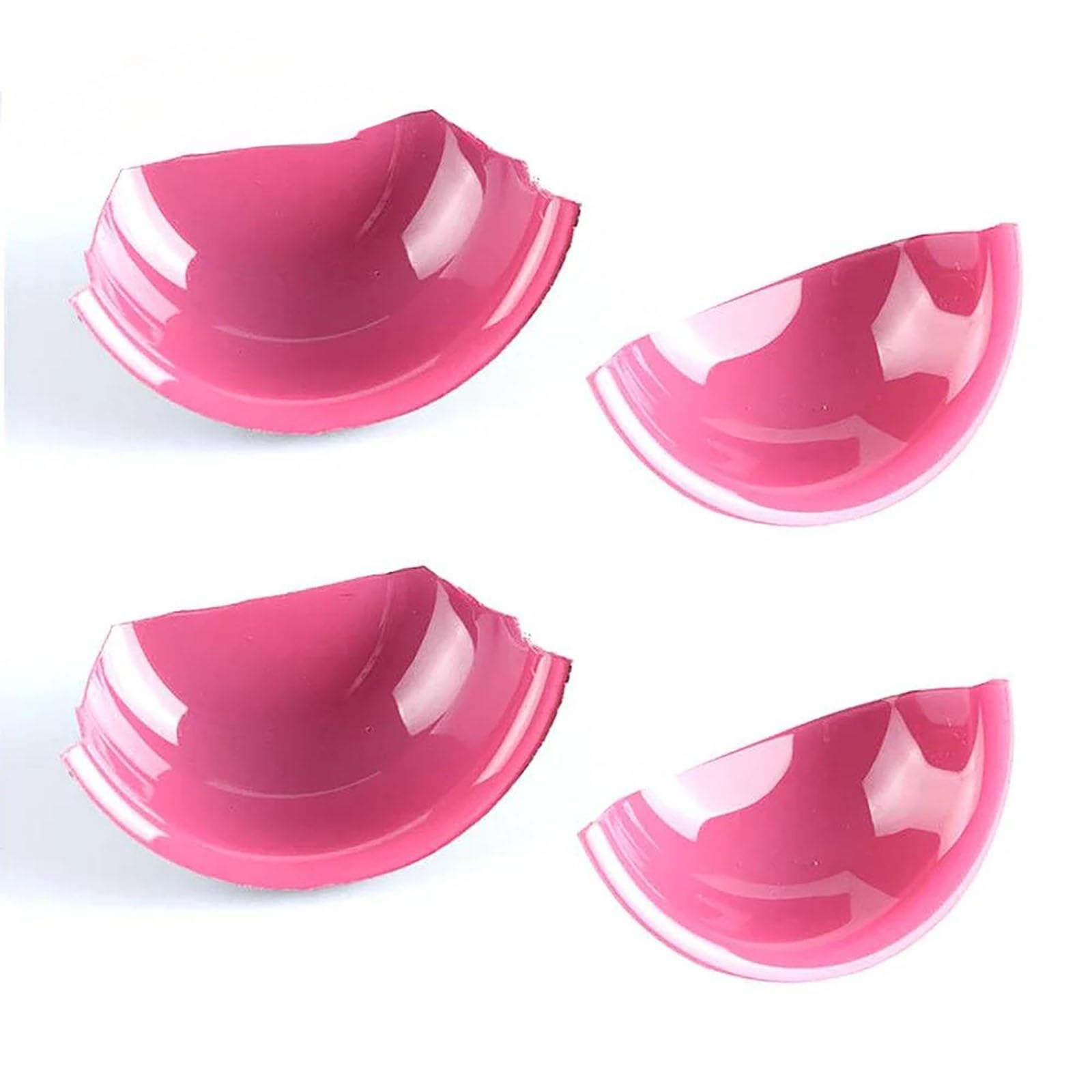 Für Mini Cooper F56 F55 F54 F60 Clubman Countryman Auto Innentürgriff Dekoration Abdeckung Aufkleber Zubehör(4PCS Pink) von FCVDUBZN