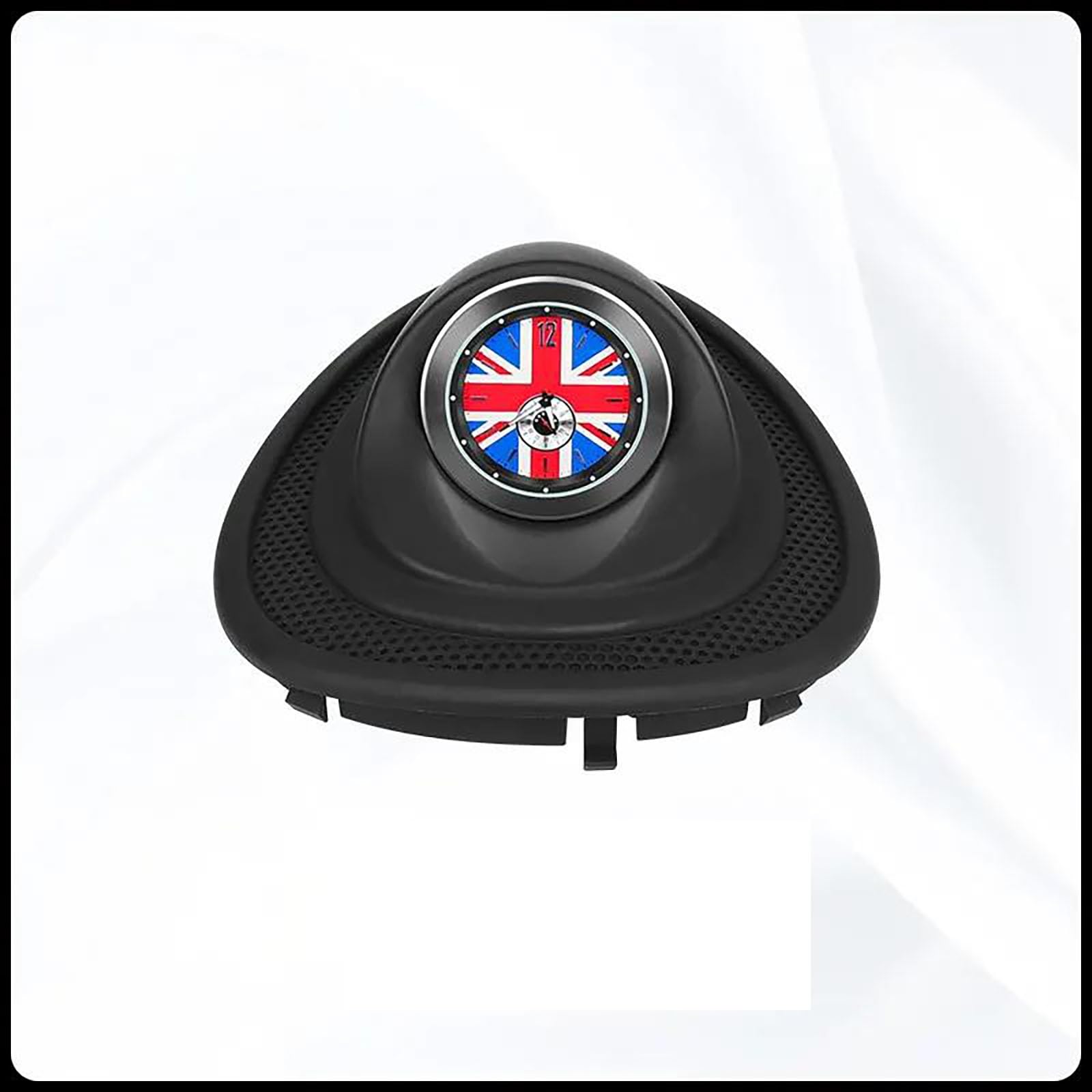 Für Mini Cooper One S F54 F55 F56 F57 Für JCW Auto Uhr Ornament Dashboard Interior Uhr Abdeckung Auto Zubehör Dekoration(Union Jack) von FCVDUBZN