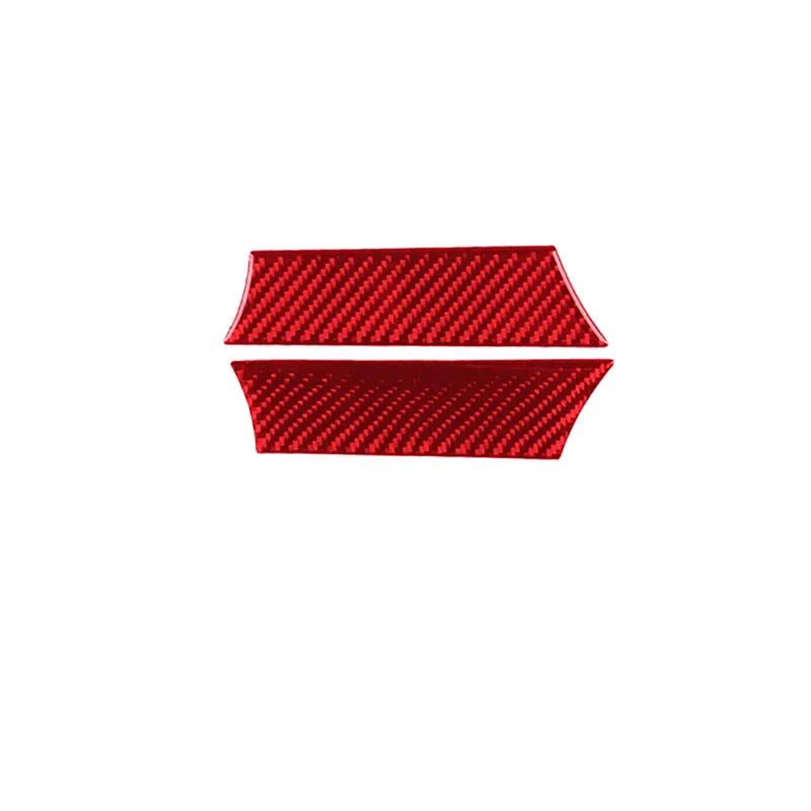 Für Mini Cooper R55 R56 R57 2007–2010 Kohlefaser-Innentürgriff-Zieraufkleber(Rood) von FCVDUBZN