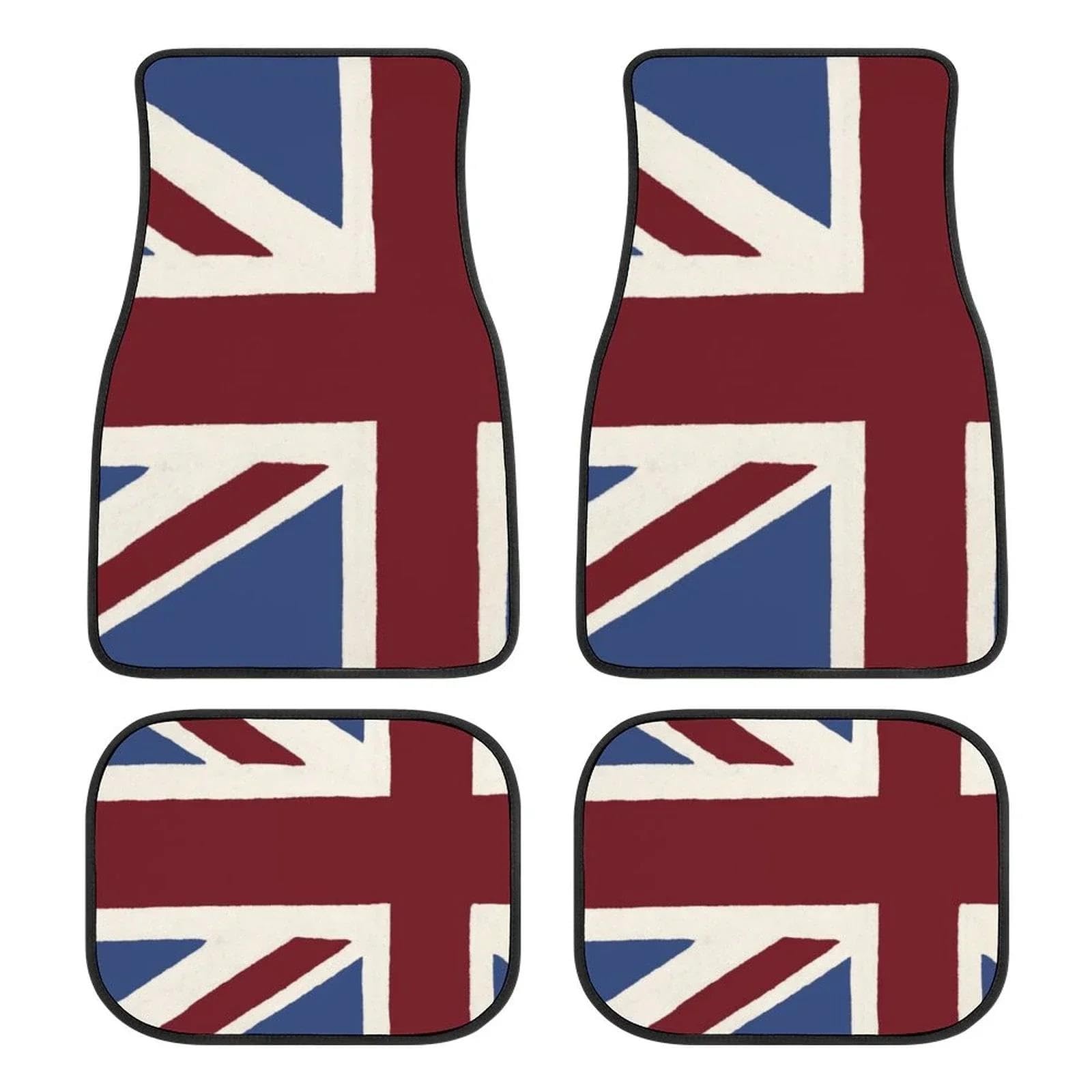 Für Mini Für Cooper 2007–2023 R55 R56 R57 R60 R61 F54 F55 F56 F57 F60 Maßgeschneiderte Auto-Fußmatten vorne hinten Set Union Jack(Style 1) von FCVDUBZN