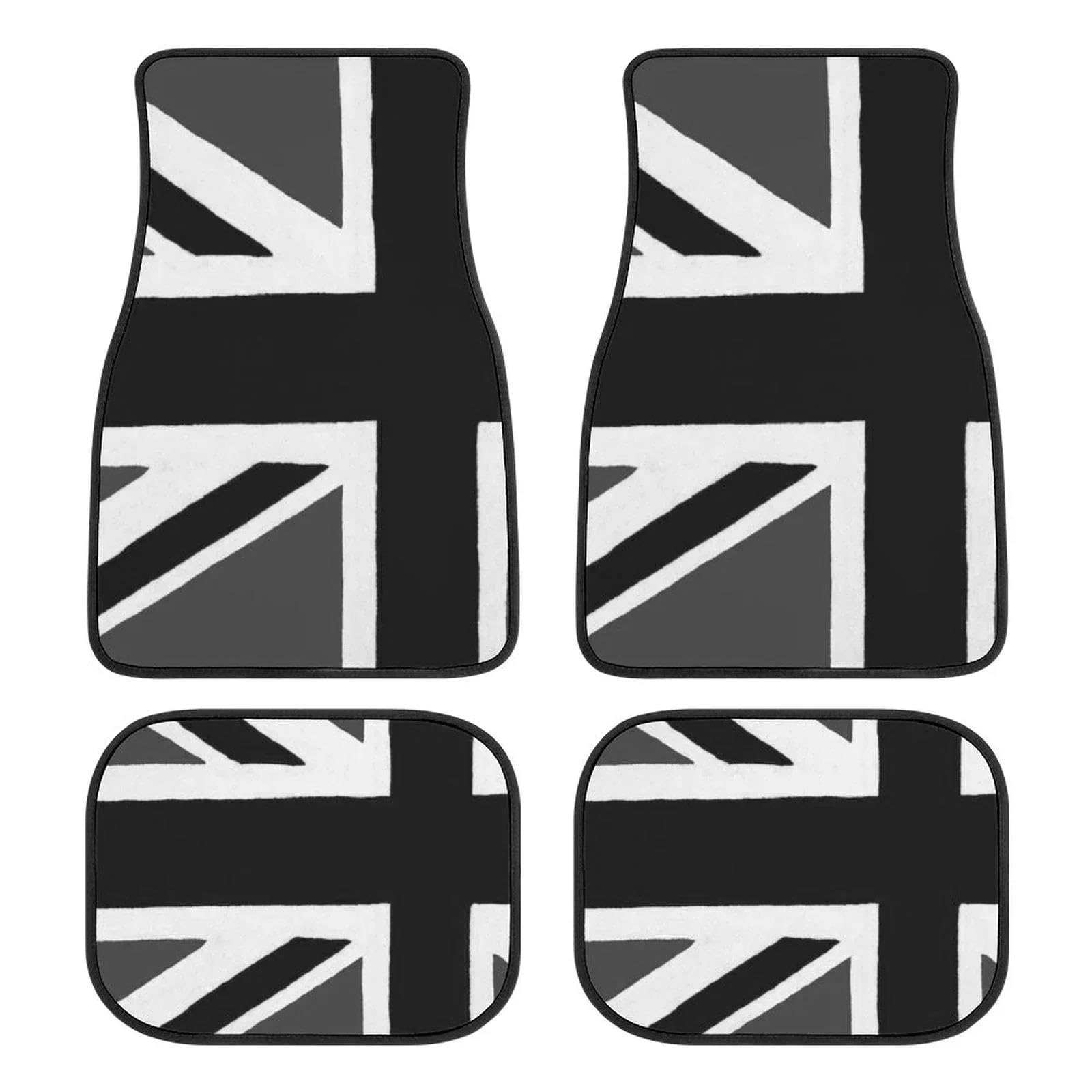 Für Mini Für Cooper 2007–2023 R55 R56 R57 R60 R61 F54 F55 F56 F57 F60 Maßgeschneiderte Auto-Fußmatten vorne hinten Set Union Jack(Style 21) von FCVDUBZN