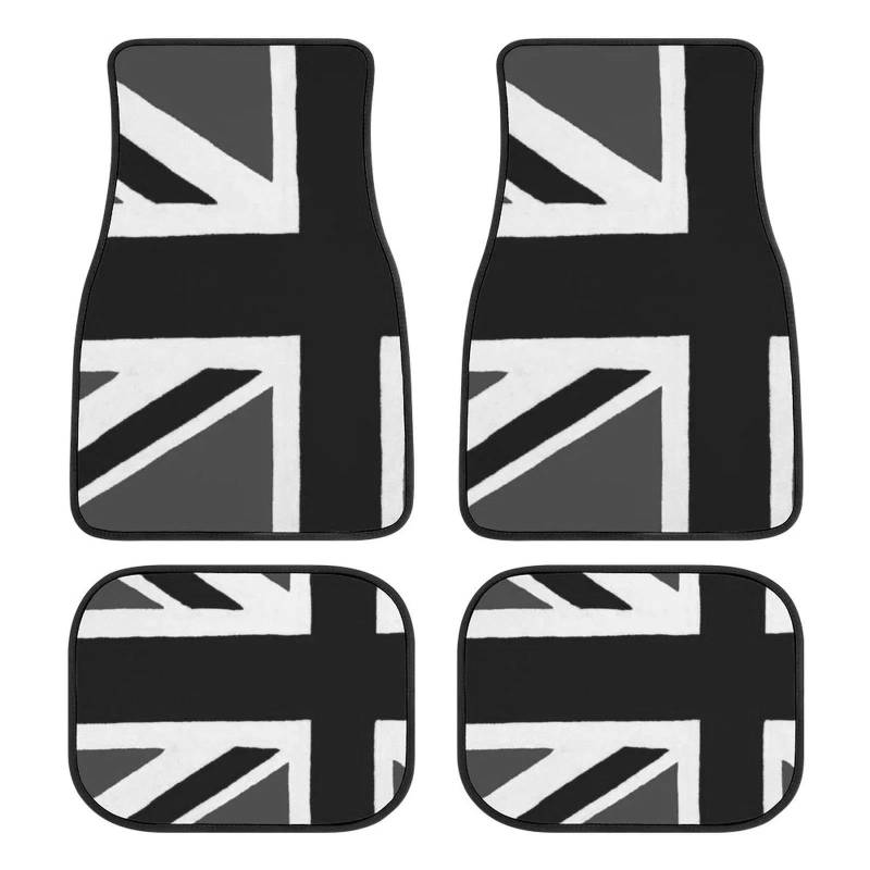 Für Mini Für Cooper 2007–2023 R55 R56 R57 R60 R61 F54 F55 F56 F57 F60 Maßgeschneiderte Auto-Fußmatten vorne hinten Set Union Jack(Style 21) von FCVDUBZN