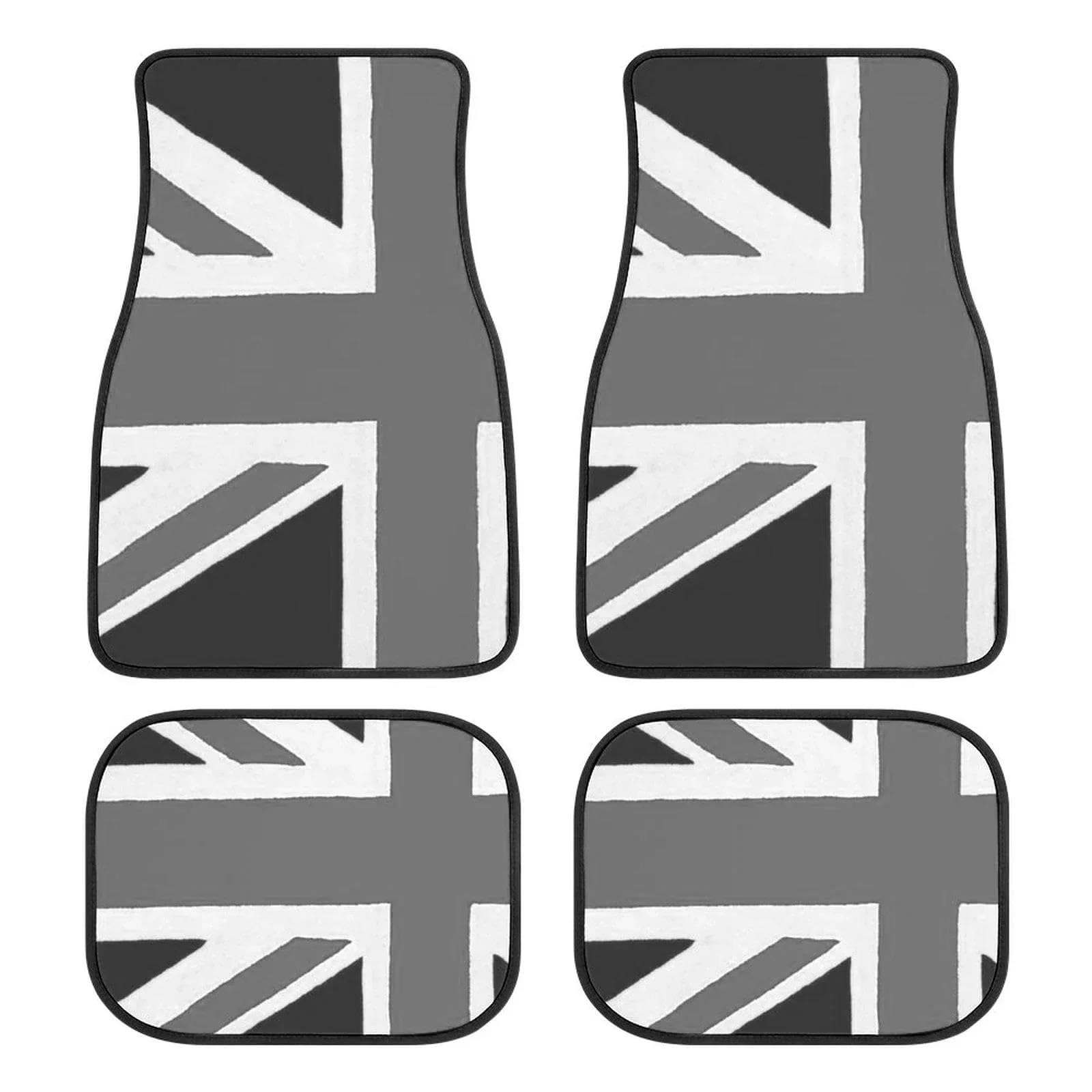 Für Mini Für Cooper 2007–2023 R55 R56 R57 R60 R61 F54 F55 F56 F57 F60 Maßgeschneiderte Auto-Fußmatten vorne hinten Set Union Jack(Style 25) von FCVDUBZN