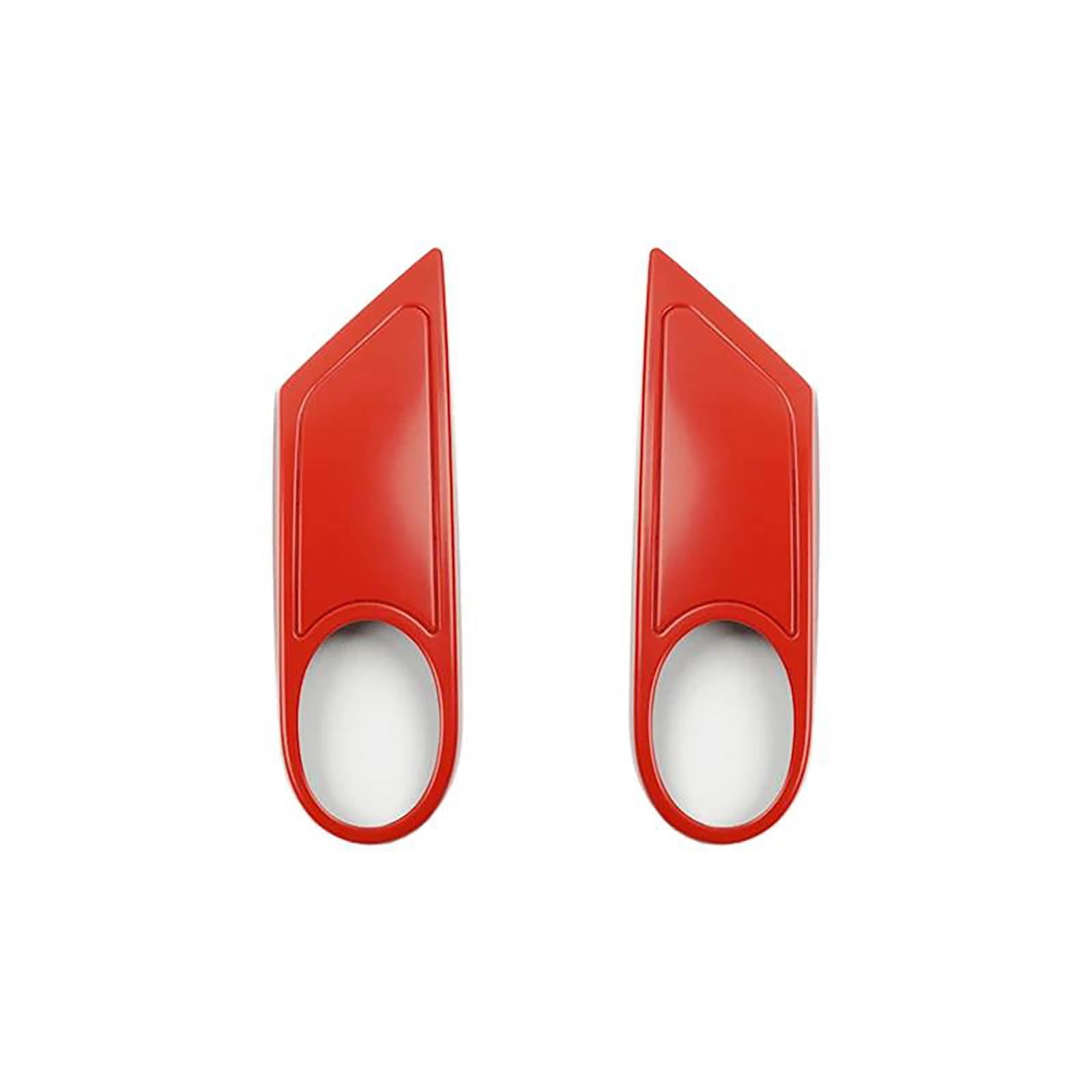 Für Mini Für Cooper D Eine R56 Für Clubman R55 Für Cabrio R57 R58 Auto Fender Blinker Außen Licht Deckt Aufkleber(Rood,for R58) von FCVDUBZN