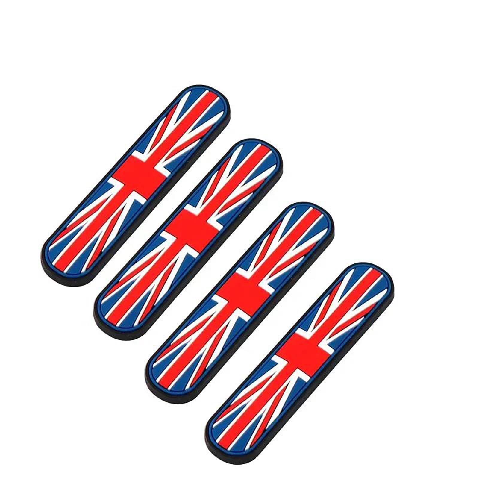 Für Mini Für Cooper F54 F55 F56 F60 R50 R55 R56 R60 Auto Tür Schutz Stoßstange Schutz Anti-kollision Streifen Aufkleber Auto Zubehör(Union Jack 4Pcs) von FCVDUBZN