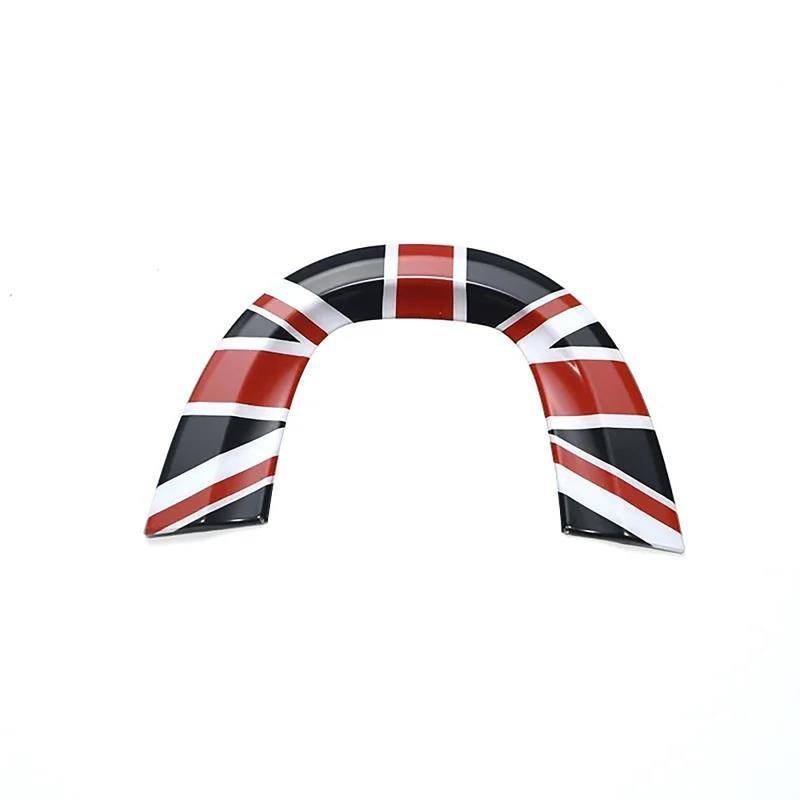 Für Mini Für Cooper F56 F55 Countryman F60 Clubman F54 Union Jack Auto Innen Dach Lesen Licht Lampe Aufkleber Abdeckung Zubehör(Black Jack) von FCVDUBZN